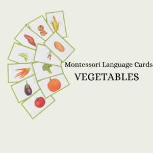 Vegetables Language Cards