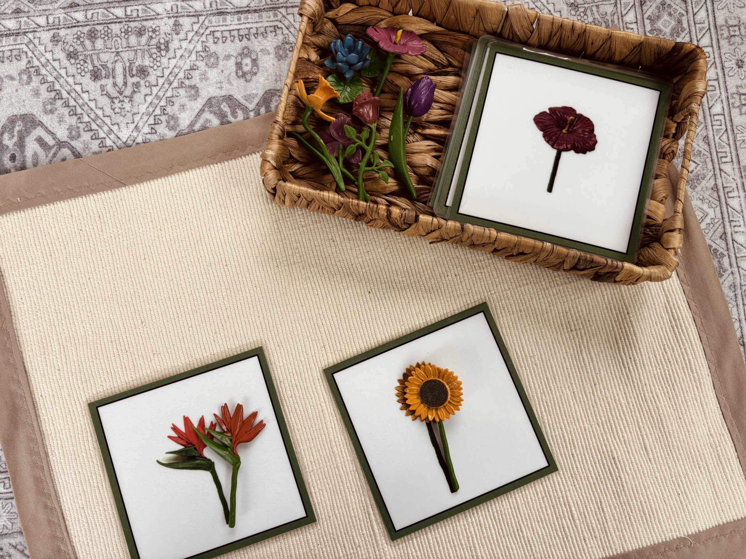 Flower Exact Object & Card Set - Image 3
