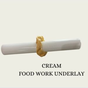 Cream Food Work Underlay