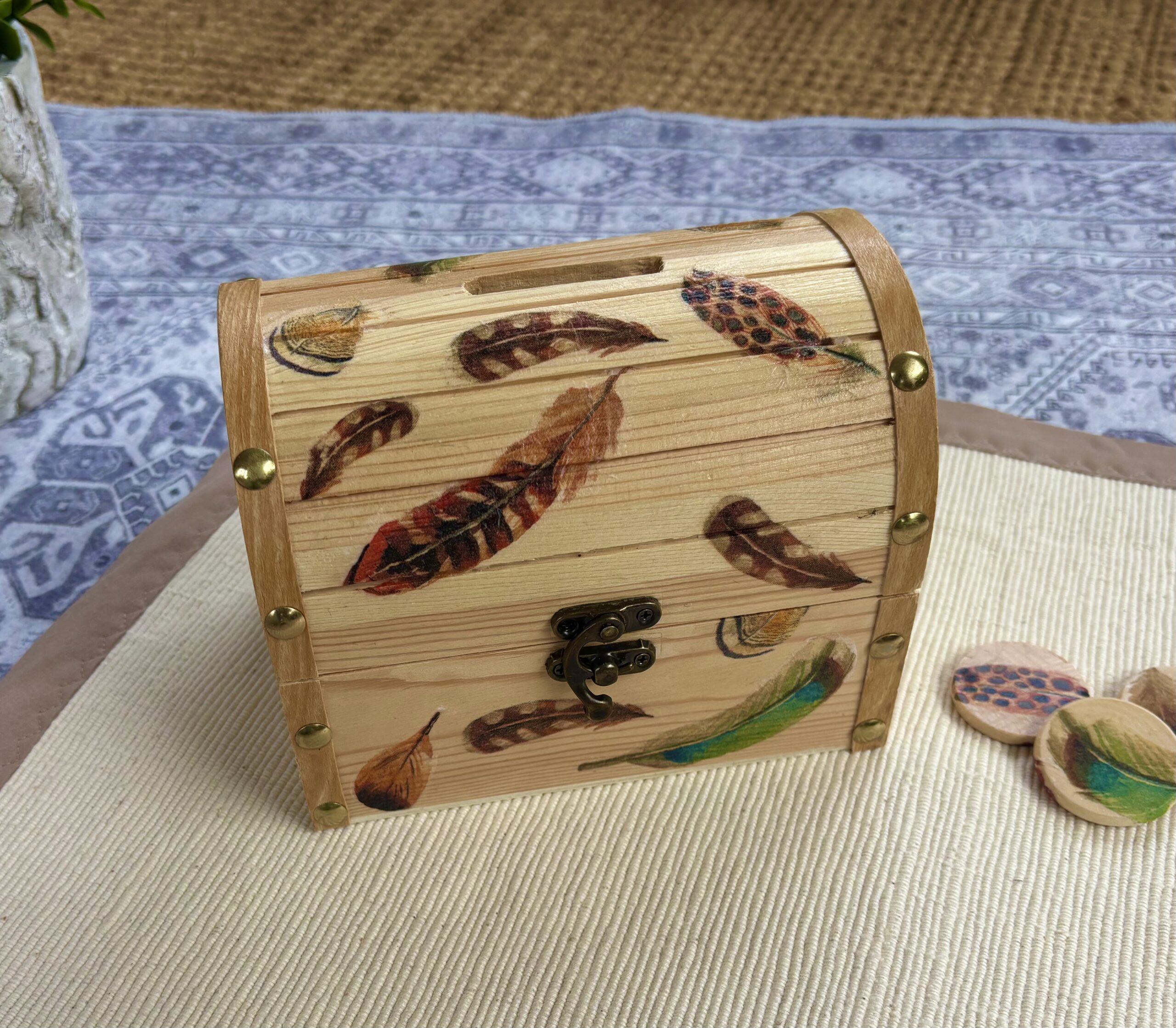 Coin box (Feather) - Image 3