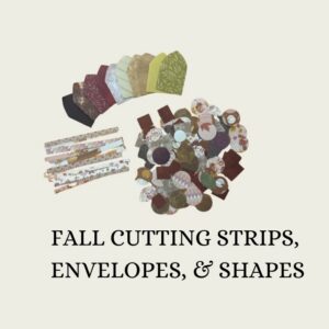 Fall Cutting Strips, Envelopes, & Gluing Shapes