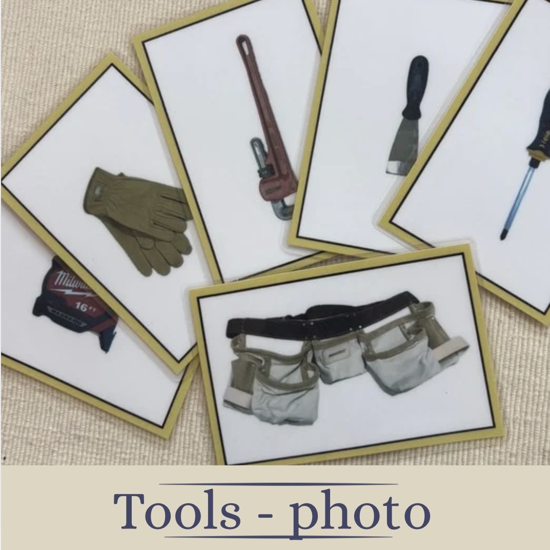 Tools (Photograph) Language Cards