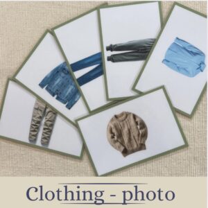 Clothing (Photograph) Language Cards