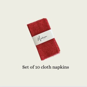 Napkin (Red floral)