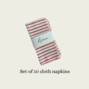 Napkin (Red/Pink dots)