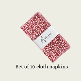 Napkin (green and tan flowers)