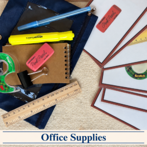 Office Supply Exact Object & Card Set