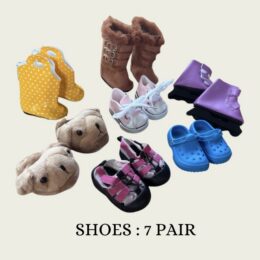 Shoe Language Object Set – 4 Pairs