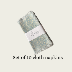 Napkin (Cornflower Blue Vintage Vine)